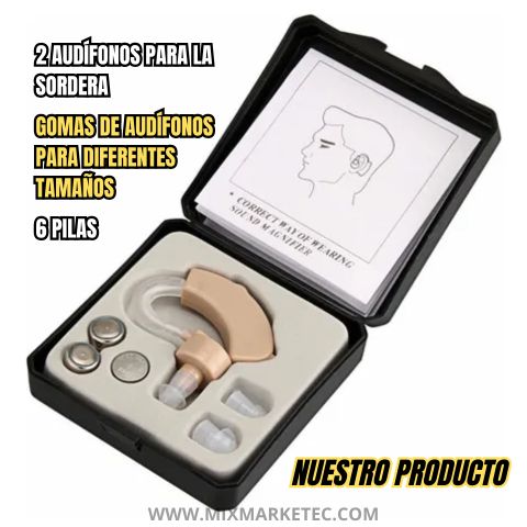 VivaOido™ Audifono Amplificador Para Sordos, Recupera tu audición