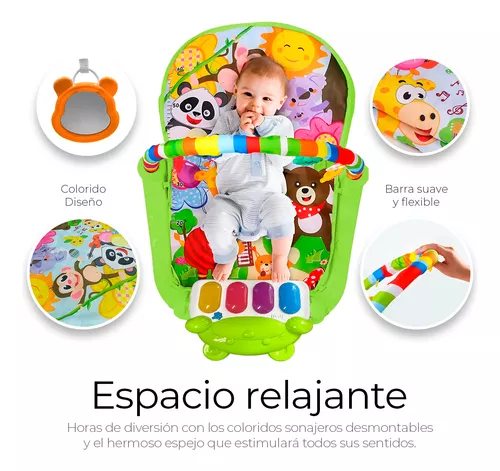 FunnyPlay® Gimnasio para Bebé, Despierta sus sentidos