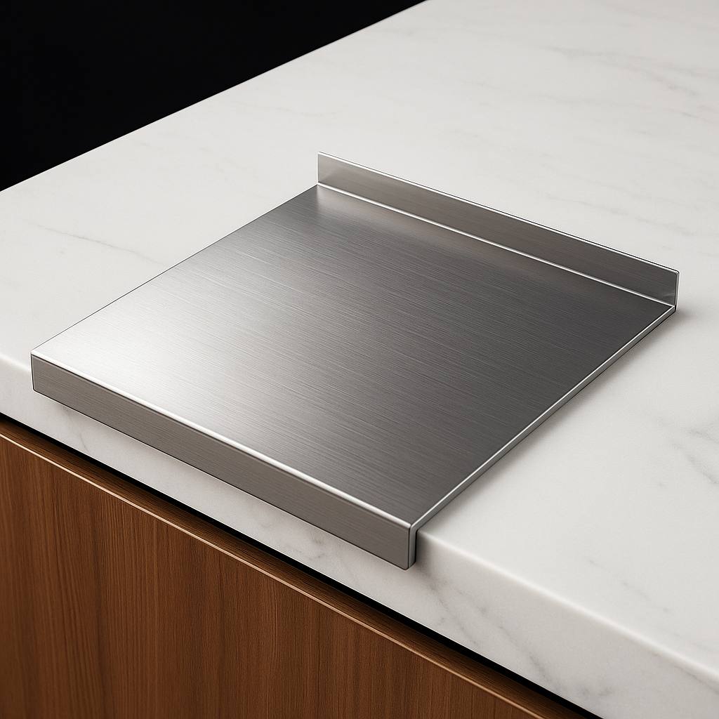 Tabla De Picar Acero Inoxidable - Higiene Profesional en Tu Cocina🧑‍🍳