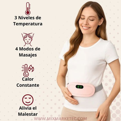CalmaLuna™ Cinturón Térmico Anti Cólicos Tu aliado para tu ciclo menstrual🌸