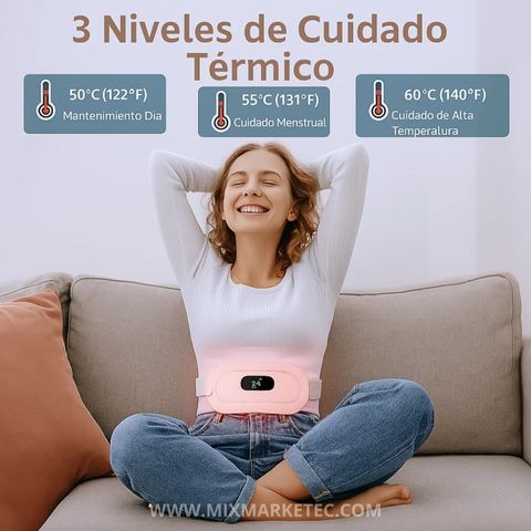 CalmaLuna™ Cinturón Térmico Anti Cólicos Tu aliado para tu ciclo menstrual🌸