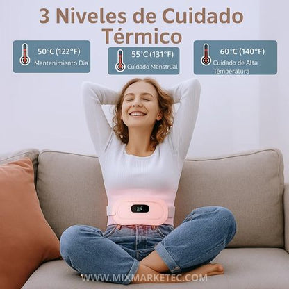CalmaLuna™ Cinturón Térmico Anti Cólicos Tu aliado para tu ciclo menstrual🌸