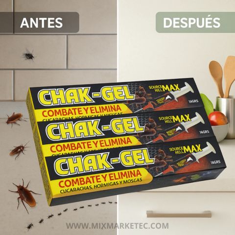 Combo 2X1 - ChackKill™ Elimina cucarachas, seguro para niños y mascotas