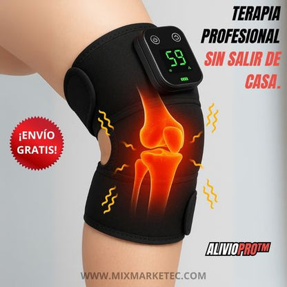 AlivioPro™ Rodillera Eléctrica Térmica y Masajeadora multiple