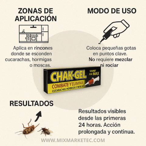 Combo 2X1 - ChackKill™ Elimina cucarachas, seguro para niños y mascotas