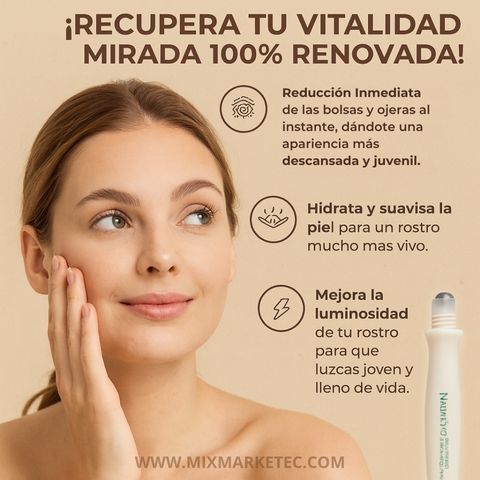 NaturEyes™ Gel Frío Roll-On Para Contorno De Ojos