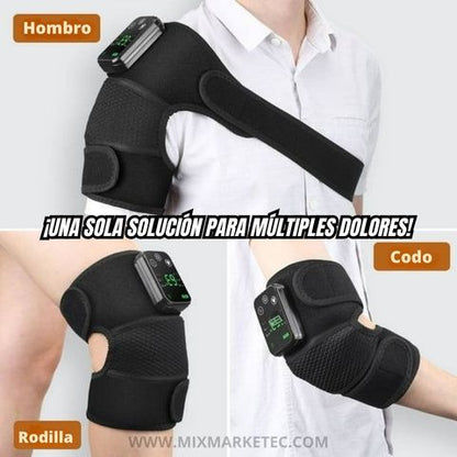 AlivioPro™ Rodillera Eléctrica Térmica y Masajeadora multiple
