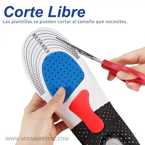 SoftFoot® Par de Plantillas Ortopédicas de Gel Recortable