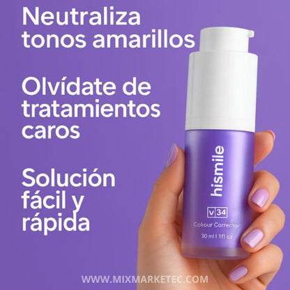 Hismile™ Blanqueador Dental V34, Sonrisa más blanca en minutos