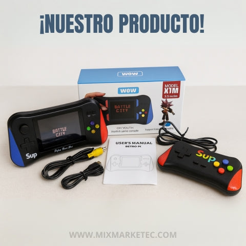 FunStation™ Consola Retro de 500 Juegos, Diversión para todos sin gastar mucho🎁