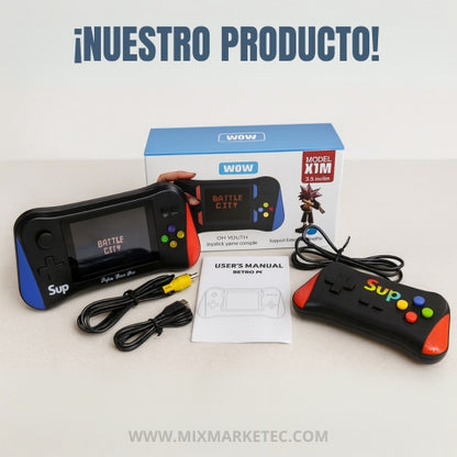FunStation™ Consola Retro de 500 Juegos, Diversión para todos sin gastar mucho🎁