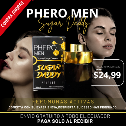 PERFUME SUGAR DADDY CON FEROMONAS