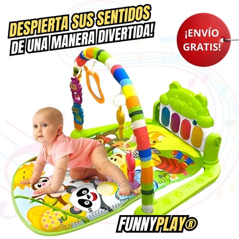 FunnyPlay® Gimnasio para Bebé, Despierta sus sentidos