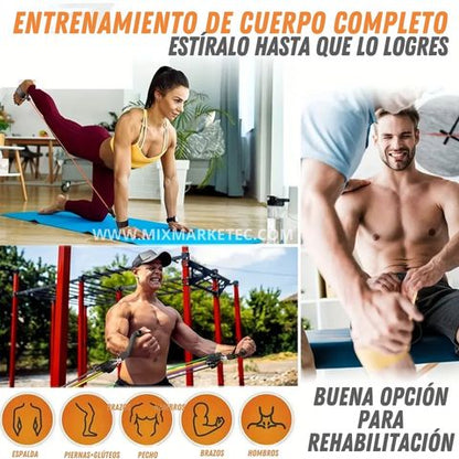 GymFlex™ – Kit 5 ligas tubulares + Accesorios premium Gratis🎁