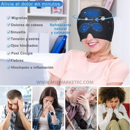 MigraGel™ Gorro Gel para migraña Alivio para tu mente cansada🎁