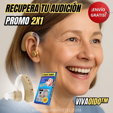 VivaOido™ Audifono Amplificador Para Sordos, Recupera tu audición