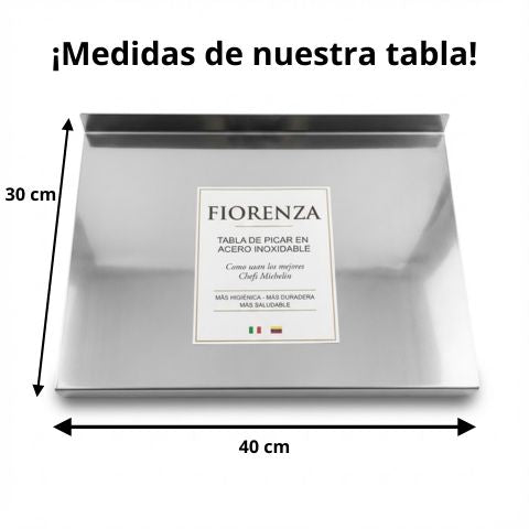Tabla De Picar Acero Inoxidable - Higiene Profesional en Tu Cocina🧑‍🍳