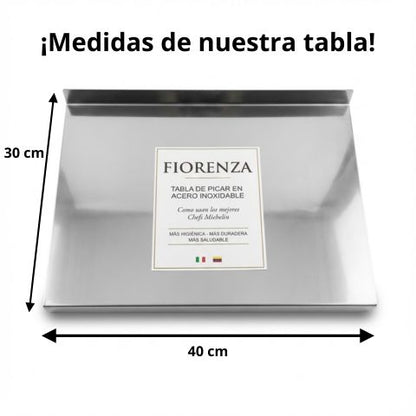 Tabla De Picar Acero Inoxidable - Higiene Profesional en Tu Cocina🧑‍🍳