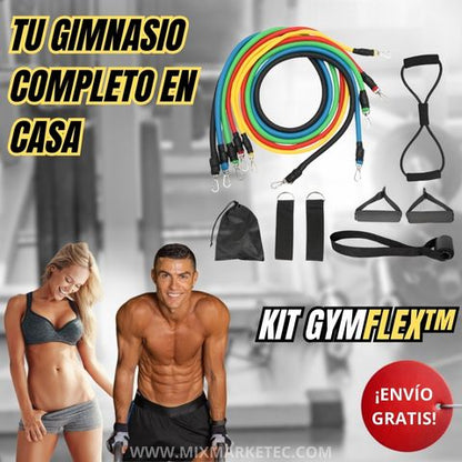 GymFlex™ – Kit 5 ligas tubulares + Accesorios premium Gratis🎁