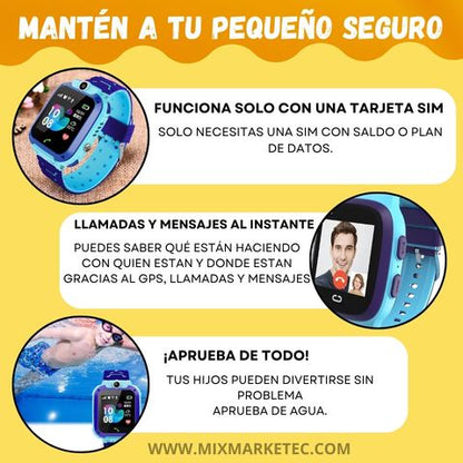 KidWatch™ Reloj GPS Inteligente para Niñ@s Seguridad y diversión