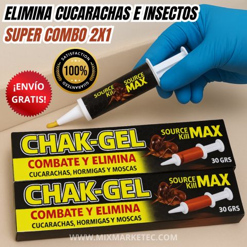 Combo 2X1 - ChackKill™ Elimina cucarachas, seguro para niños y mascotas